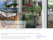 Tablet Screenshot of custombyrushton.com